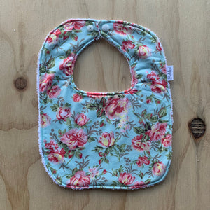 Blue Floral Dinner Bib