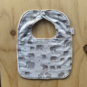 Elephants Dinner Bib