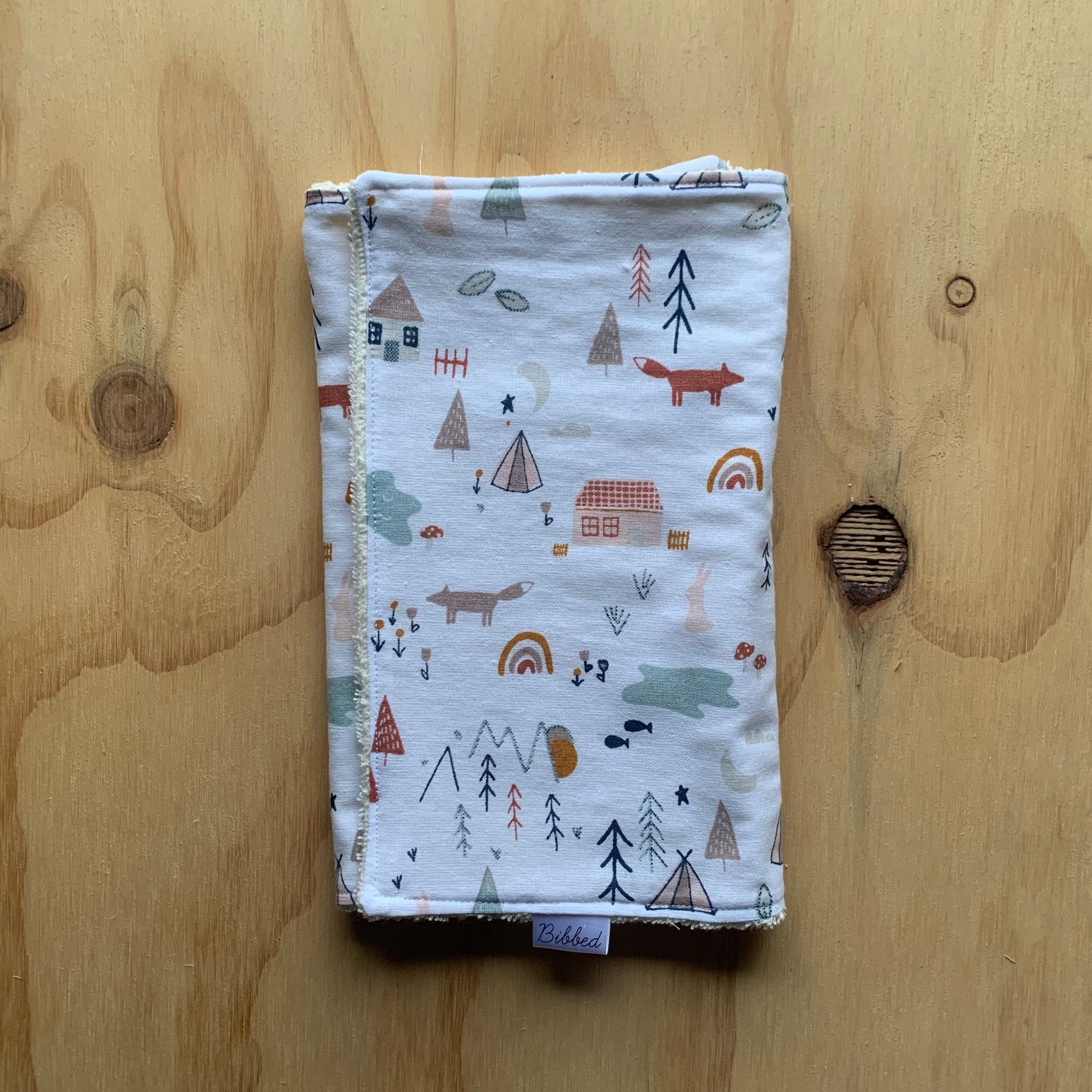 Woodland Burp Cloth