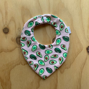 Avocados Pink Dribble Bib