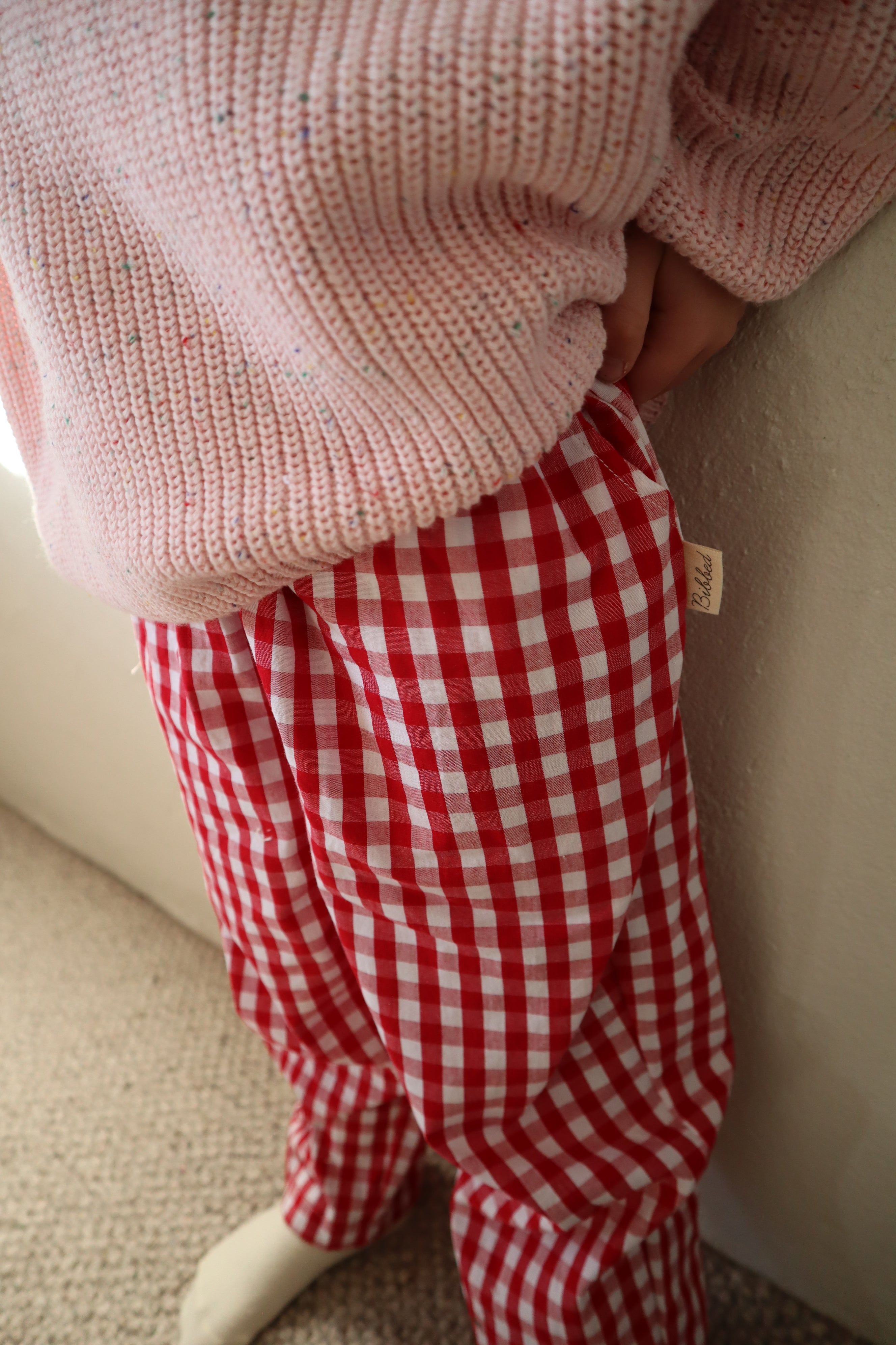 Red Gingham Pants
