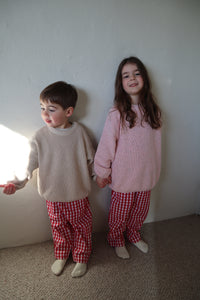 Red Gingham Pants