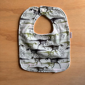Skeleton Dinos Dinner Bib