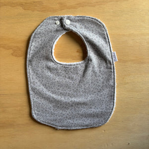 Grey Leaves Dinner Bib