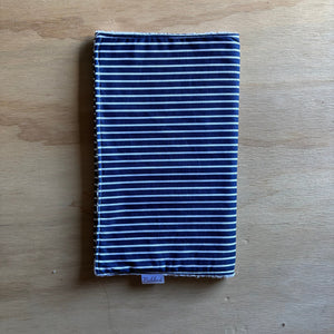 Navy Stripe Burp Cloth
