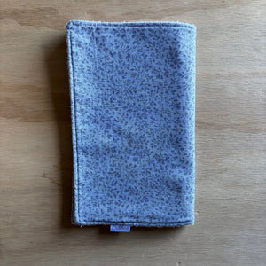 Grey Leaves Burp Cloth