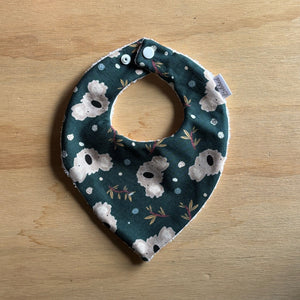Koalas Teal Dribble Bib