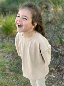 Beige Oversized T-Shirt