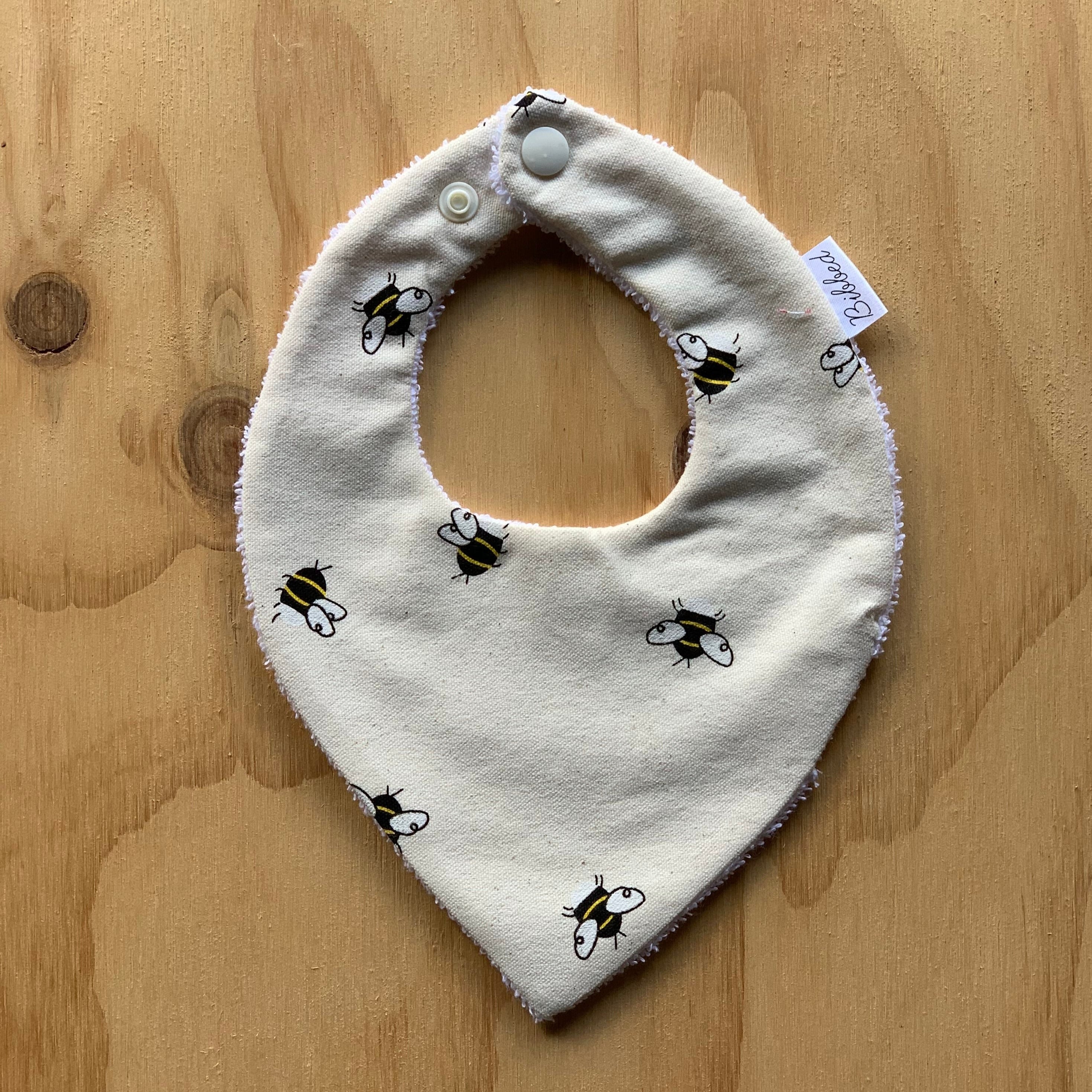 Bees Dribble Bib