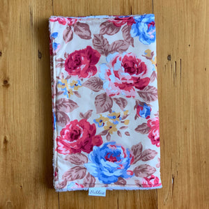 Tan Roses Burp Cloth