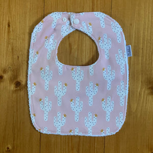 Pink Cactus Dinner Bib