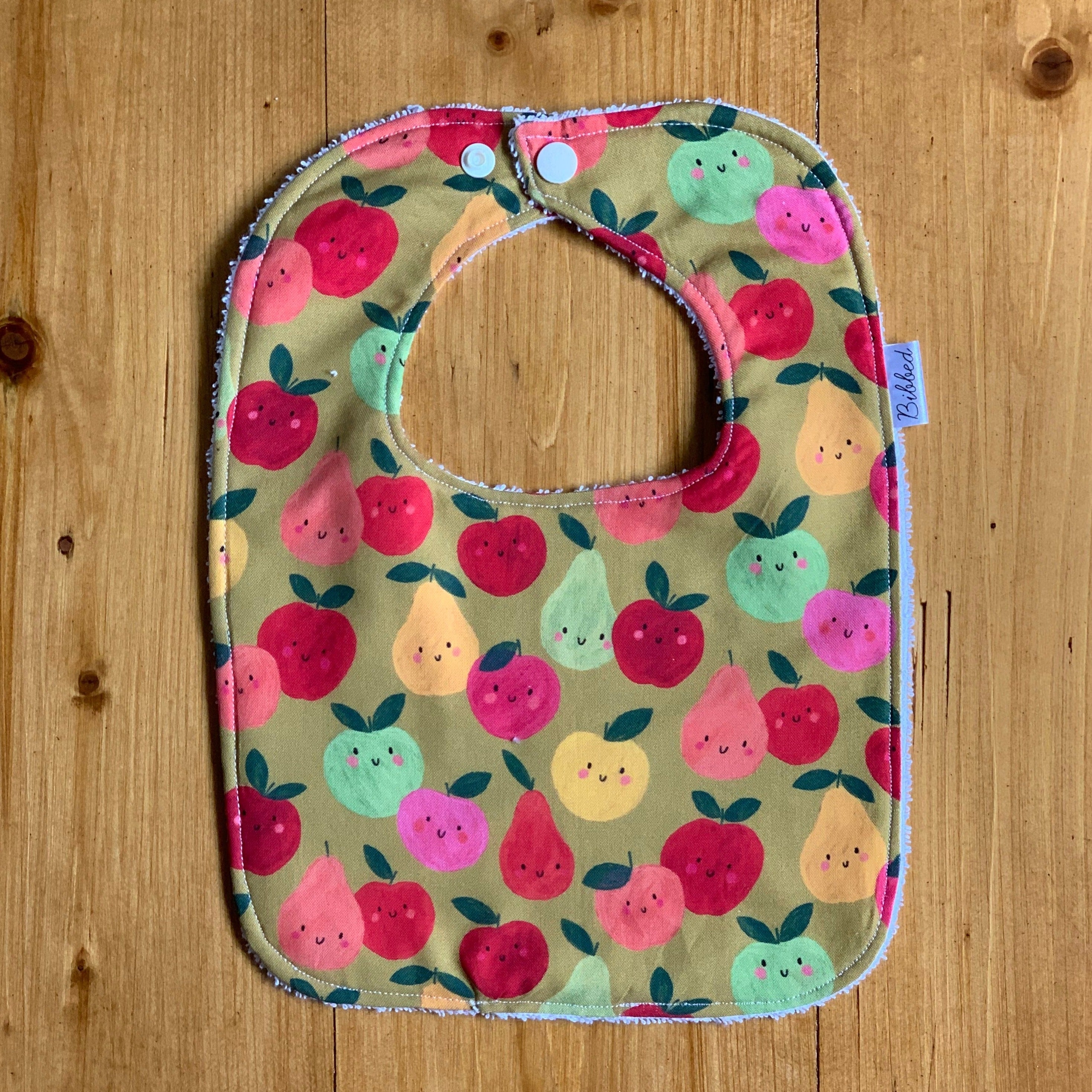 Apples and Pears Dinner Bib