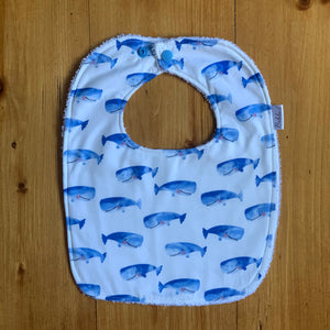 Whales Dinner Bib