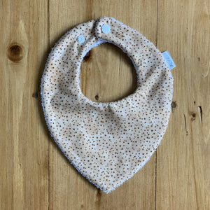 Dark Sand Dots Dribble Bib