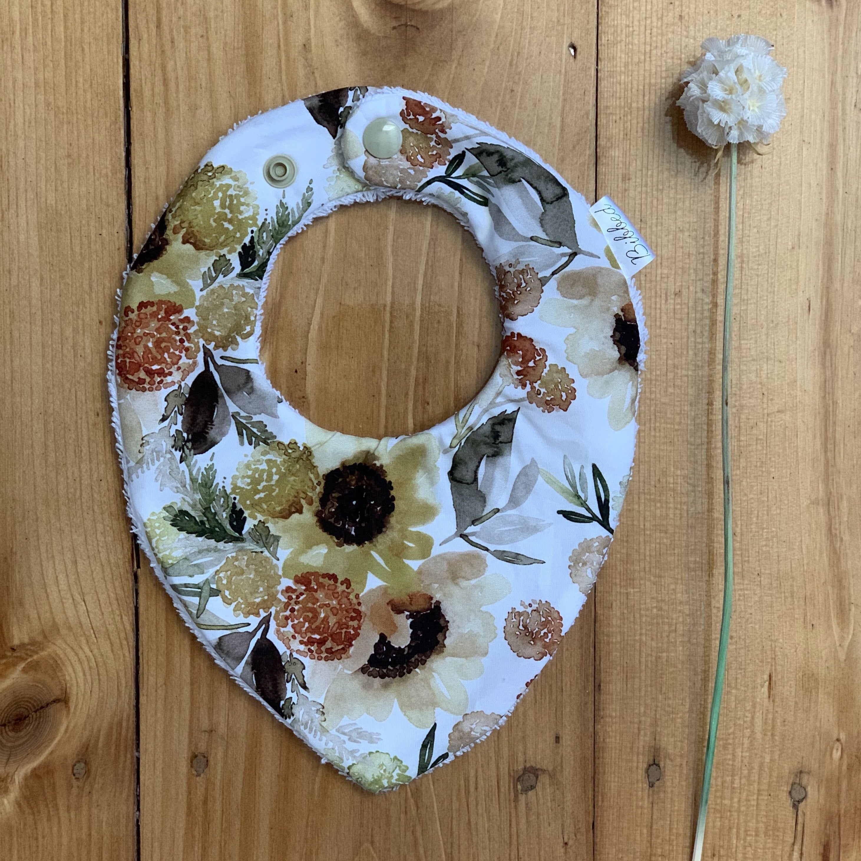 Joanna Floral Dribble Bib